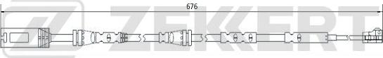 Zekkert BS-8075 - Предупредителен контактен сензор, износване на накладките vvparts.bg