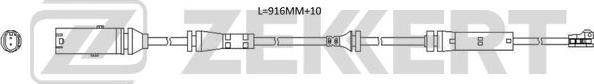 Zekkert BS-8129 - Предупредителен контактен сензор, износване на накладките vvparts.bg