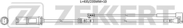 Zekkert BS-8128 - Предупредителен контактен сензор, износване на накладките vvparts.bg