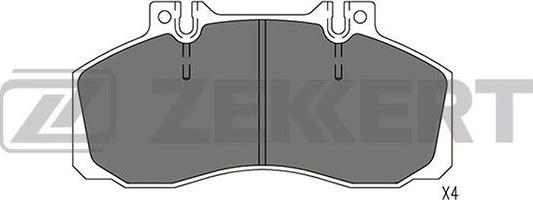 Zekkert BS-2070 - Комплект спирачно феродо, дискови спирачки vvparts.bg