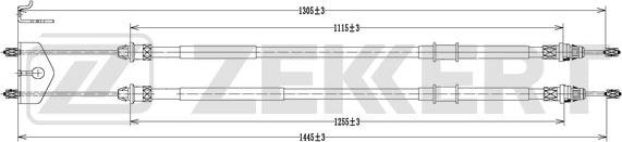 Zekkert BZ-1108 - Жило, ръчна спирачка vvparts.bg