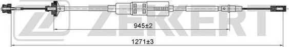 Zekkert BZ-1227 - Въжен механизъм, задействане на съединителя vvparts.bg