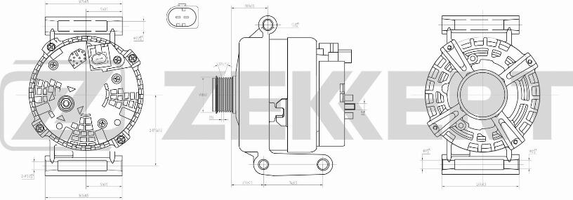 Zekkert GE-1009 - Генератор vvparts.bg