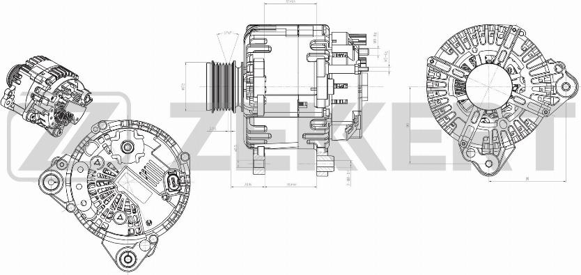 Zekkert GE-1004 - Генератор vvparts.bg