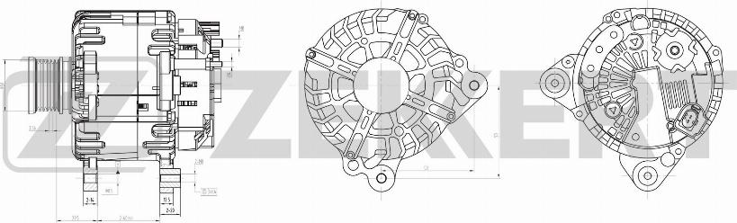 Zekkert GE-1005 - Генератор vvparts.bg