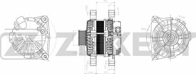 Zekkert GE-1001 - Генератор vvparts.bg