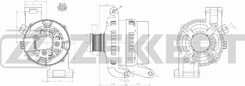 Zekkert GE-1008 - Генератор vvparts.bg