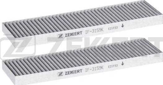 Zekkert IF-3159K - Филтър купе (поленов филтър) vvparts.bg