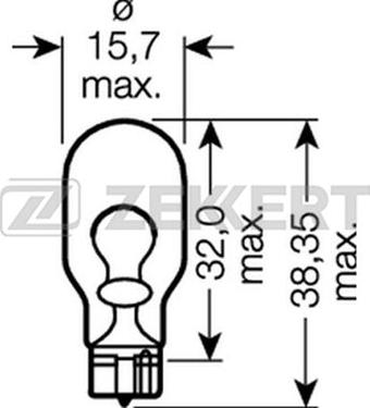 Zekkert LP-1090 - Крушка с нагреваема жичка, мигачи vvparts.bg