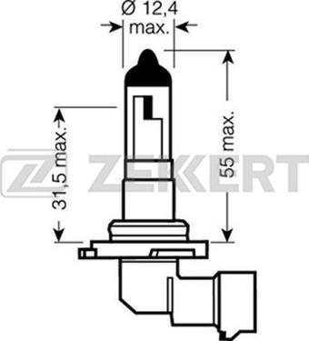 Zekkert LP-1136 - Крушка с нагреваема жичка, главни фарове vvparts.bg