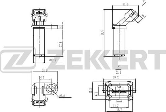 Zekkert SE-4047 - Импулсен датчик, колянов вал vvparts.bg