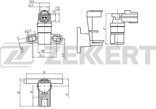 Zekkert SE-4059 - Импулсен датчик, колянов вал vvparts.bg