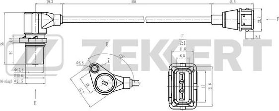 Zekkert SE-4052 - Импулсен датчик, колянов вал vvparts.bg