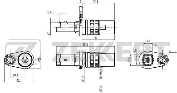 Zekkert SE-4115 - Импулсен датчик, колянов вал vvparts.bg