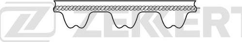 Zekkert ZR-1048 - Ангренажен ремък vvparts.bg