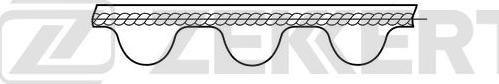 Zekkert ZR-1050 - Ангренажен ремък vvparts.bg