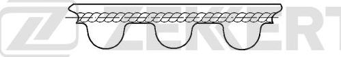 Zekkert ZR-1051 - Ангренажен ремък vvparts.bg
