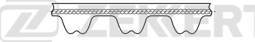 Zekkert ZR-1002 - Ангренажен ремък vvparts.bg