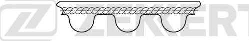 Zekkert ZR-1021 - Ангренажен ремък vvparts.bg