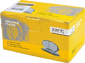 ZENTPARTS Z07401 - Комплект спирачно феродо, дискови спирачки vvparts.bg