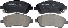 ZENTPARTS Z07302 - Комплект спирачно феродо, дискови спирачки vvparts.bg