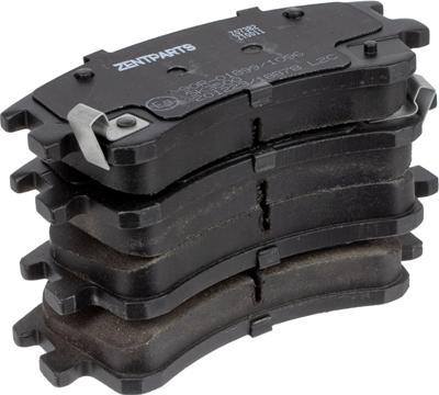 ZENTPARTS Z07382 - Комплект спирачно феродо, дискови спирачки vvparts.bg