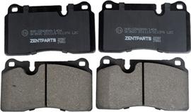 ZENTPARTS Z07267 - Комплект спирачно феродо, дискови спирачки vvparts.bg