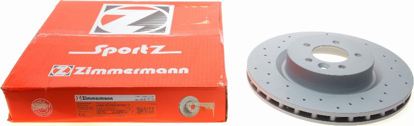 Zimmermann 450.5202.52 - Спирачен диск vvparts.bg