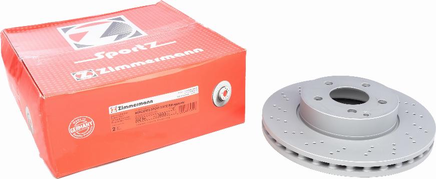 Zimmermann 400.3653.52 - Спирачен диск vvparts.bg