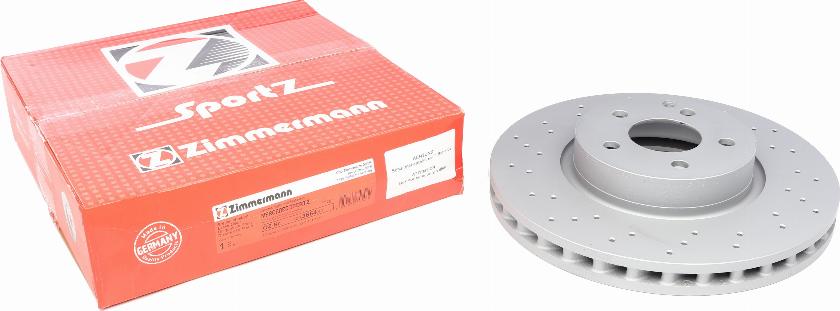 Zimmermann 400.3664.52 - Спирачен диск vvparts.bg