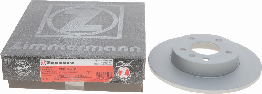 Zimmermann 430.1485.20 - Спирачен диск vvparts.bg