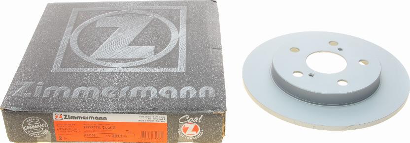 Zimmermann 590.2811.20 - Спирачен диск vvparts.bg