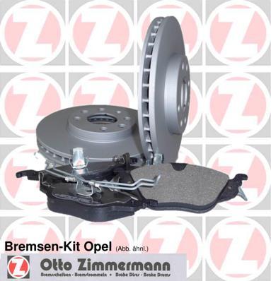 Zimmermann 640.4204.00 - Спирачен комплект, дискови спирачки vvparts.bg