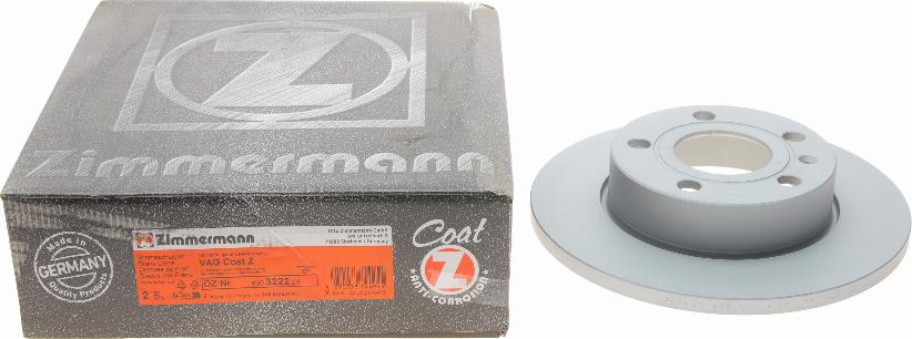 Zimmermann 600.3222.20 - Спирачен диск vvparts.bg