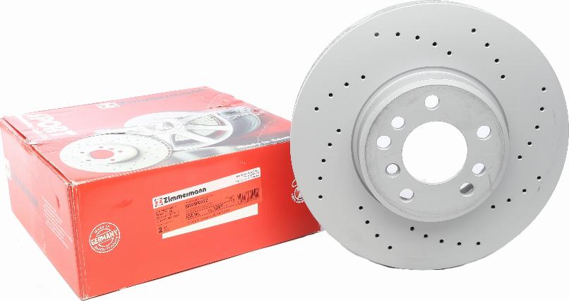 Zimmermann 150.1297.52 - Спирачен диск vvparts.bg