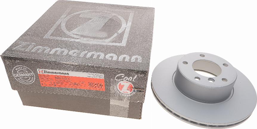 Zimmermann 150.1284.20 - Спирачен диск vvparts.bg