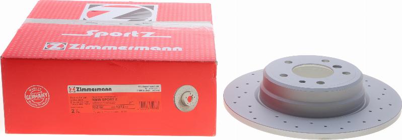 Zimmermann 150.1272.52 - Спирачен диск vvparts.bg