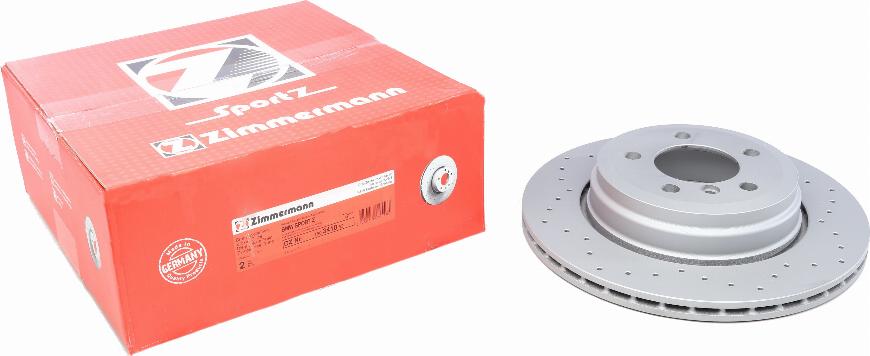 Zimmermann 150.3410.52 - Спирачен диск vvparts.bg