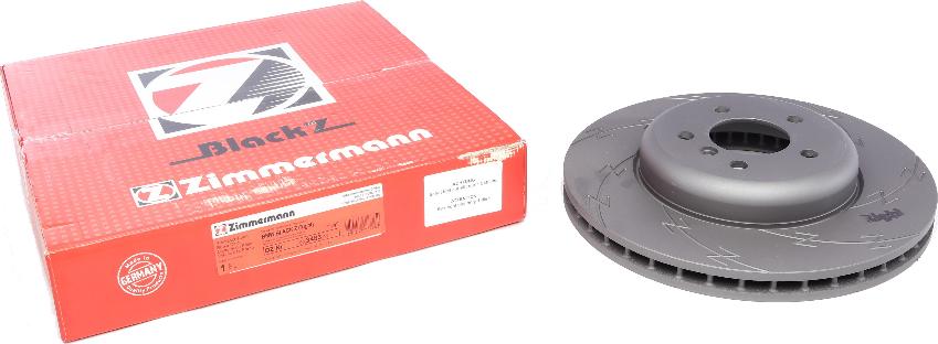 Zimmermann 150.3483.55 - Спирачен диск vvparts.bg