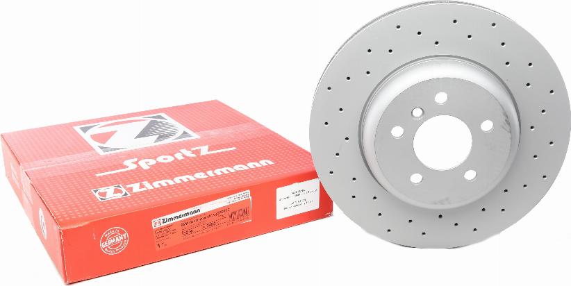 Zimmermann 150.3483.52 - Спирачен диск vvparts.bg