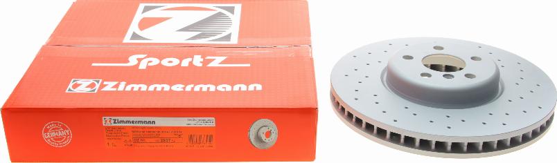 Zimmermann 150.2937.52 - Спирачен диск vvparts.bg