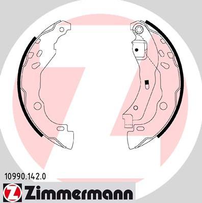 Zimmermann 10990.142.0 - Комплект спирачна челюст vvparts.bg