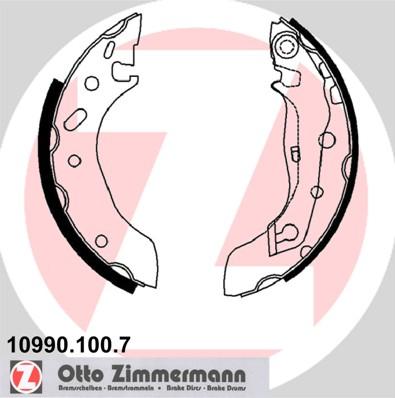 Zimmermann 10990.100.7 - Комплект спирачна челюст vvparts.bg