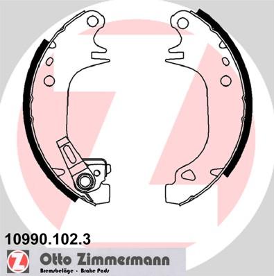 Zimmermann 10990.102.3 - Комплект спирачна челюст vvparts.bg