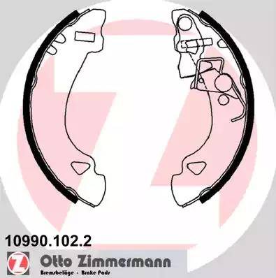 Zimmermann 10990.102.2 - Комплект спирачна челюст vvparts.bg