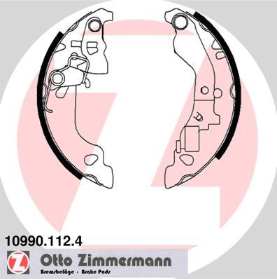 Zimmermann 10990.112.4 - Комплект спирачна челюст vvparts.bg