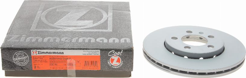 Zimmermann 100.1233.20 - Спирачен диск vvparts.bg