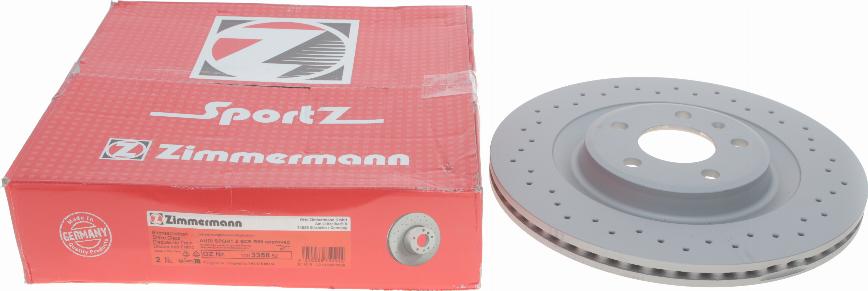 Zimmermann 100.3358.52 - Спирачен диск vvparts.bg