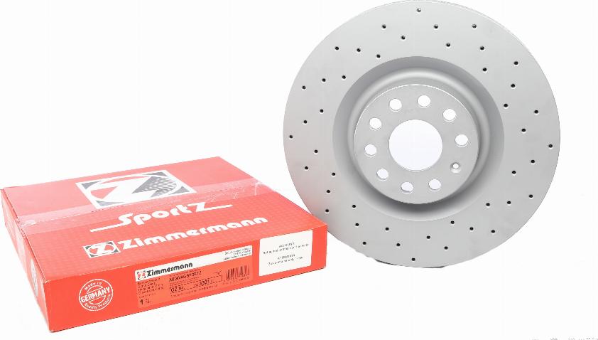 Zimmermann 100.3301.52 - Спирачен диск vvparts.bg