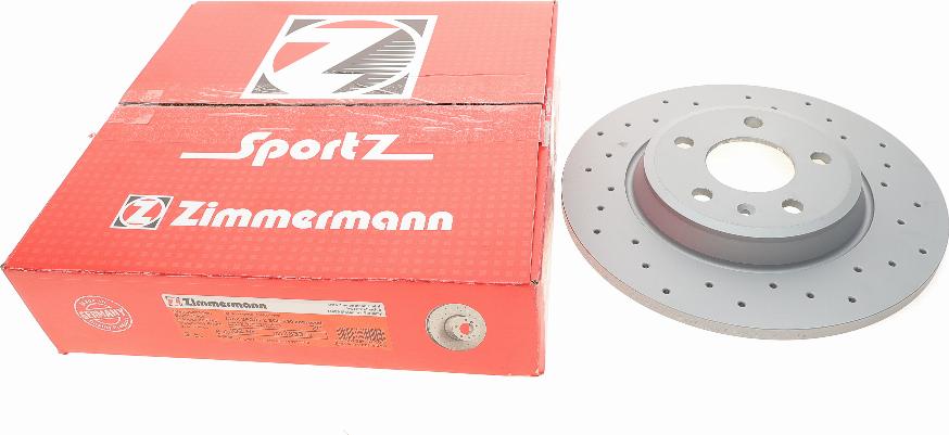 Zimmermann 100.3333.52 - Спирачен диск vvparts.bg